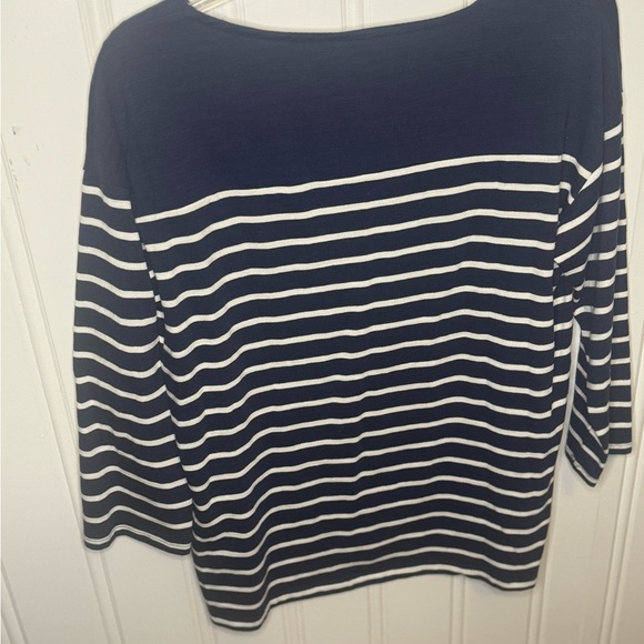 Blue and White Striped Top from Old Navy - Size Medium - Picture 5 of 5
